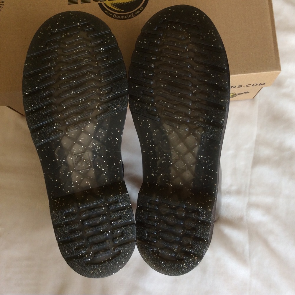 Dr. Martens 1460 COSMIC GLITTER Purple BOOTS - Picture 12 of 16